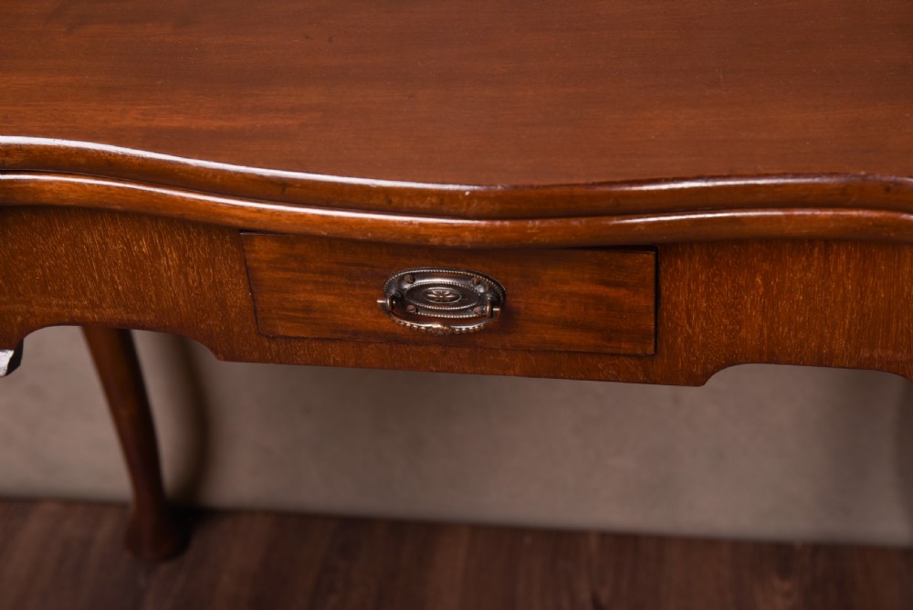 Stunning 19th century Mahogany fold over card table  View IV