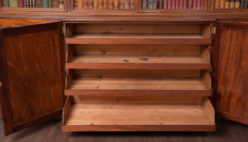 Fabulous Early 19th Century Four door Bookcase  View IX
