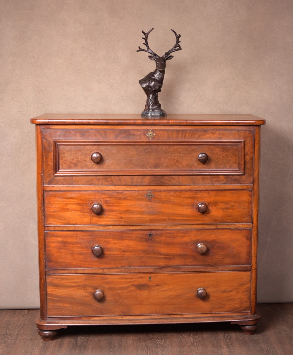 Victorian Mahogany  Secretaire Chest  