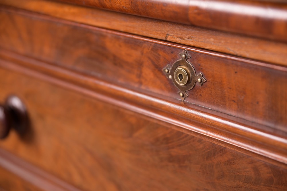 Victorian Mahogany  Secretaire Chest   View II