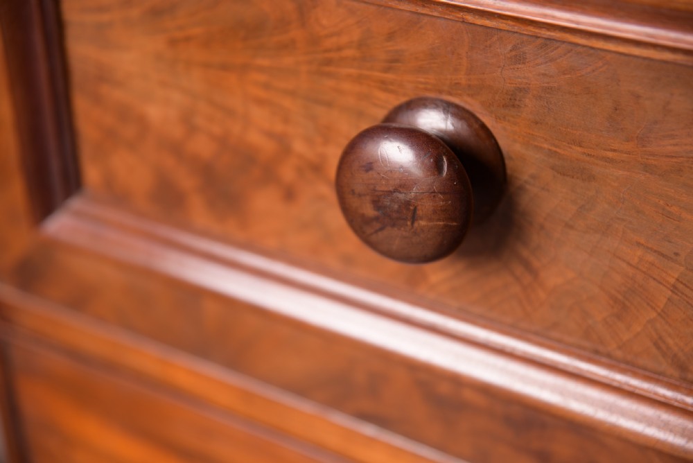 Victorian Mahogany  Secretaire Chest   View V
