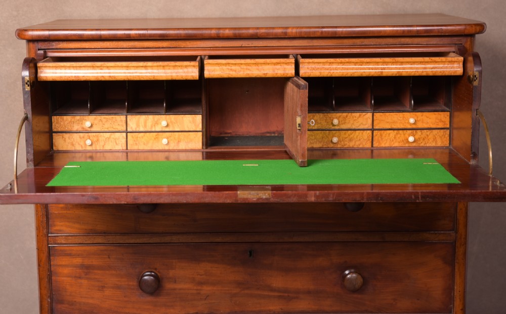 Victorian Mahogany  Secretaire Chest   View XI