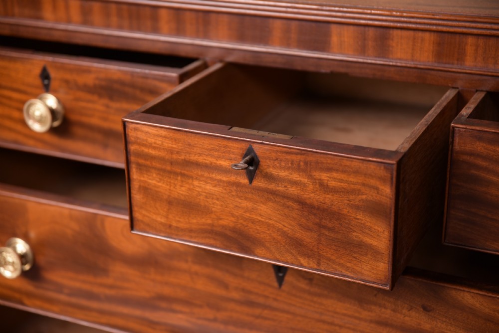 Georgian Mahogany 3 over 3 Chest of Drawers  View VII