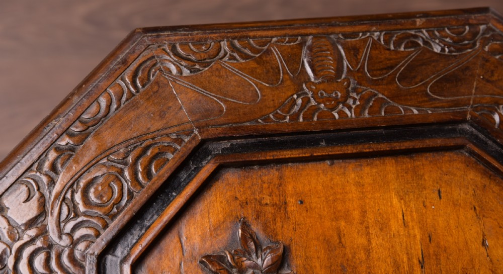 Unusual Shaped Chinese Carved Camphor wood chest  View VII