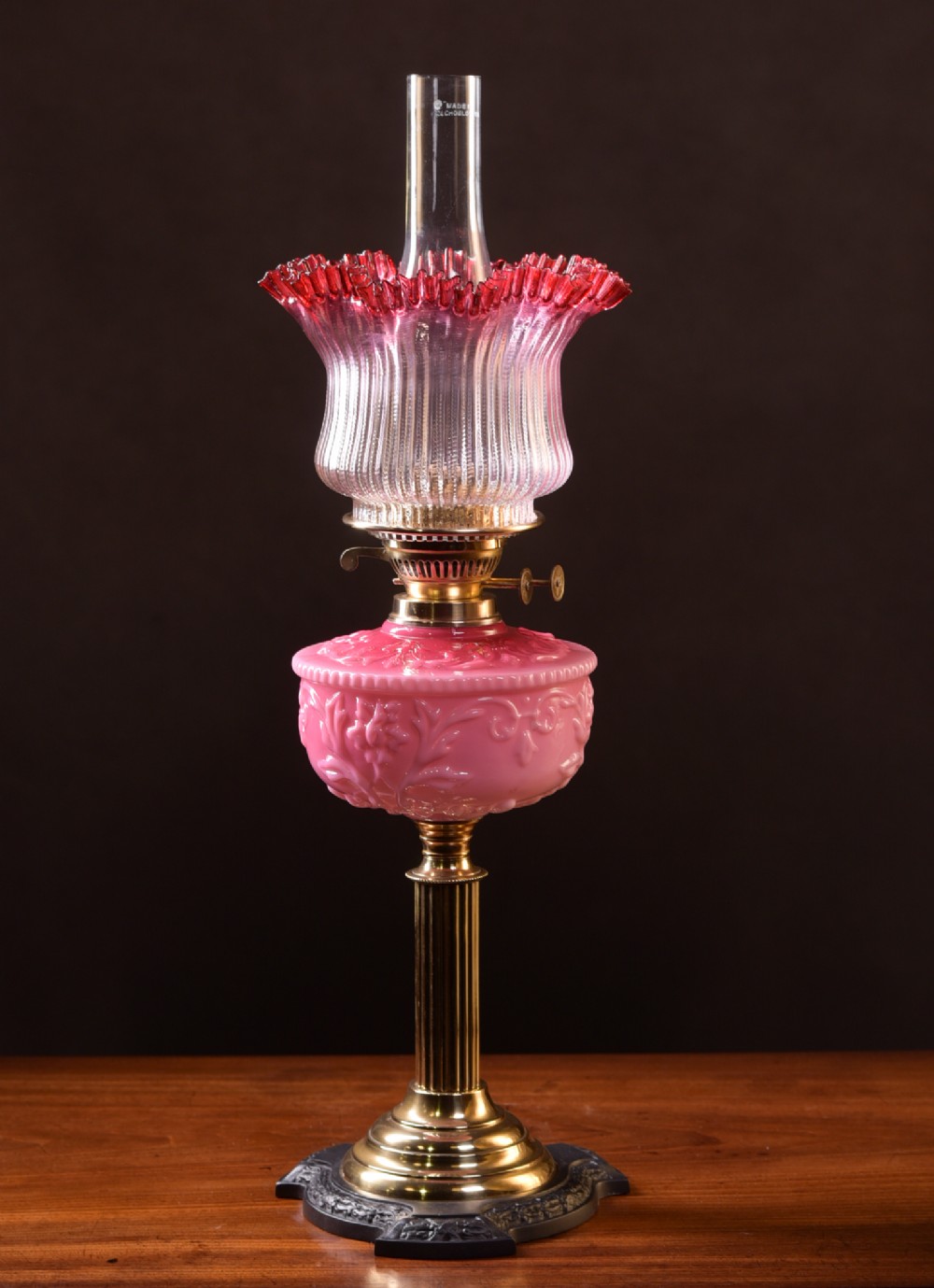 Stunning Victorian Paraffin oil lamp 