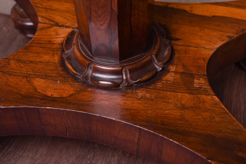 Victorian Rosewood turnover card table  View V