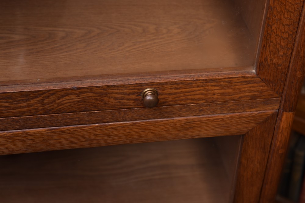 Near pair of sectional lawyers bookcases  View II