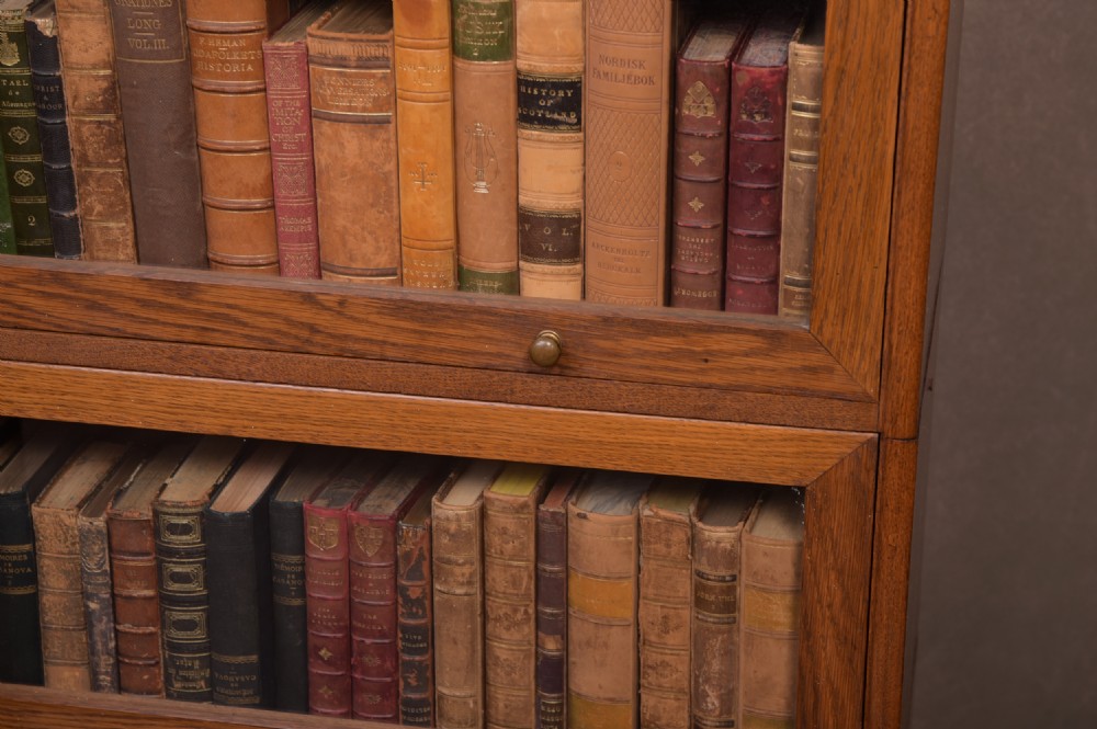 Near pair of sectional lawyers bookcases  View III