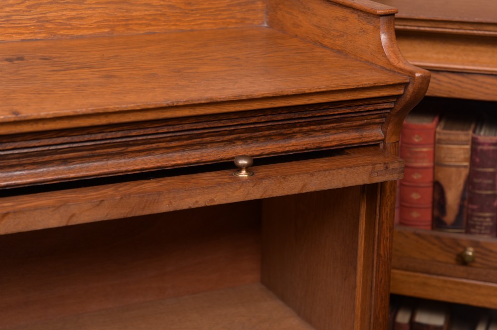 Near pair of sectional lawyers bookcases  View XI