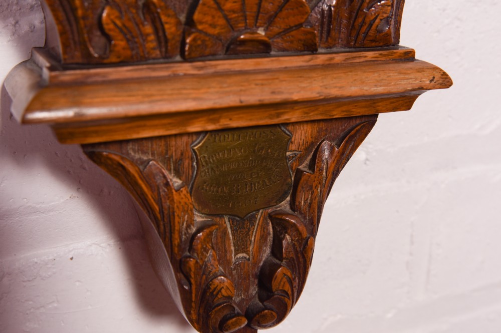 An Outstanding Carved oak Barometer  View V