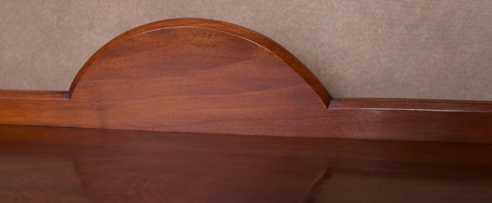 Neat Edwardian red walnut Book case  View VIII