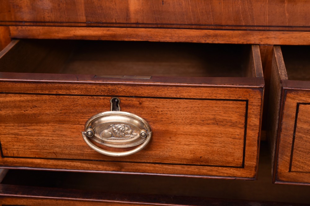 Georgian Inlaid Mahogany chest of drawers  View IV