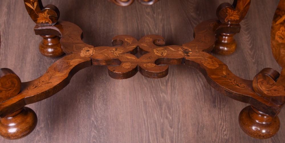 Fantastic 19th Century  Marquetry Walnut Chest View X