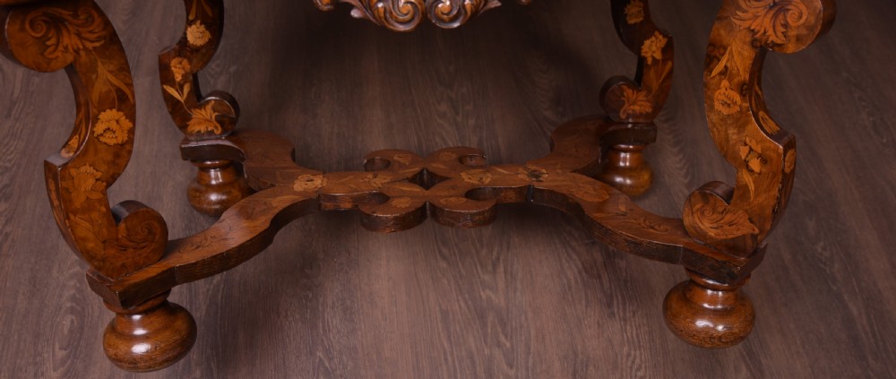 Fantastic 19th Century  Marquetry Walnut Chest View XI