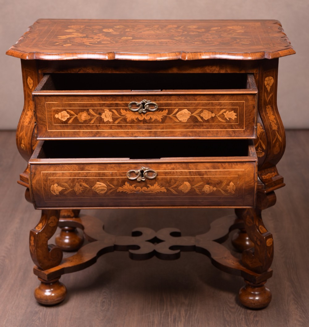 Fantastic 19th Century  Marquetry Walnut Chest View XII
