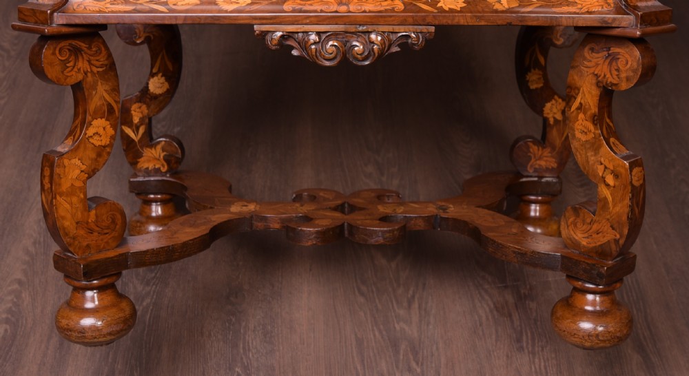 Fantastic 19th Century  Marquetry Walnut Chest View XV