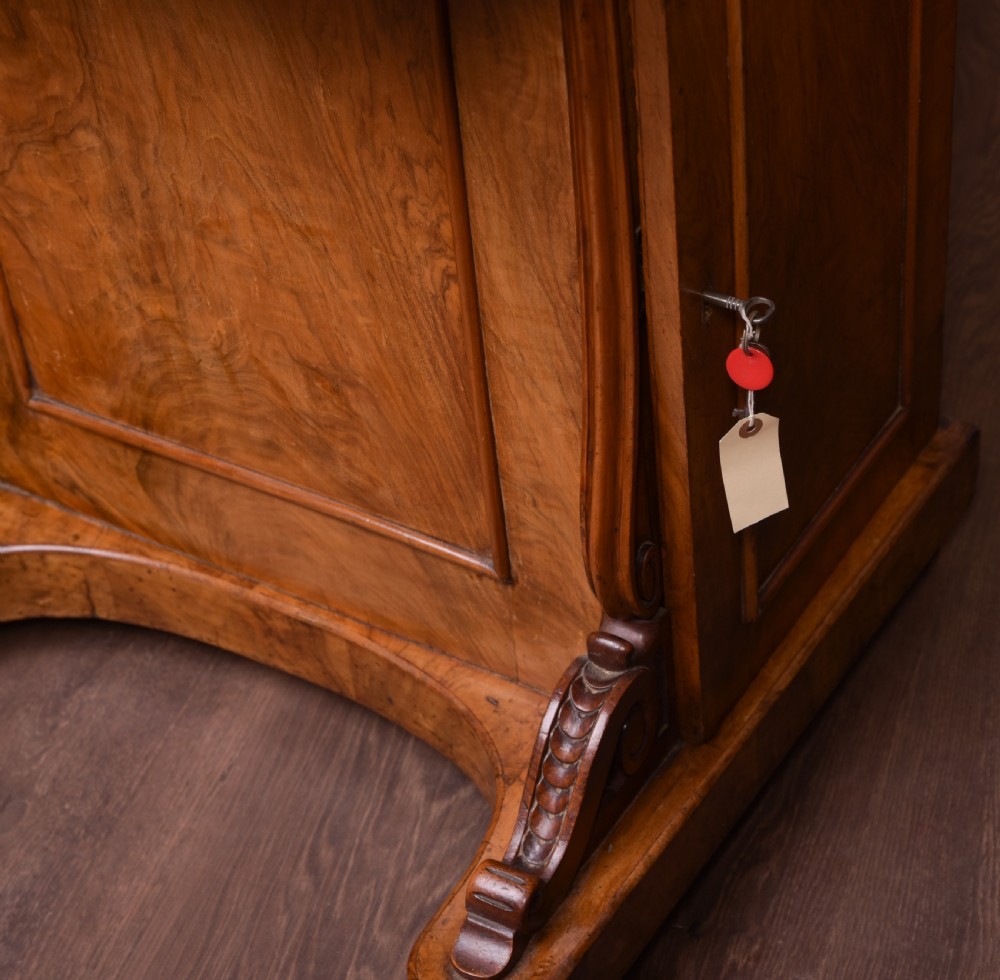 Victorian Walnut piano top pop up Davenport  View VII