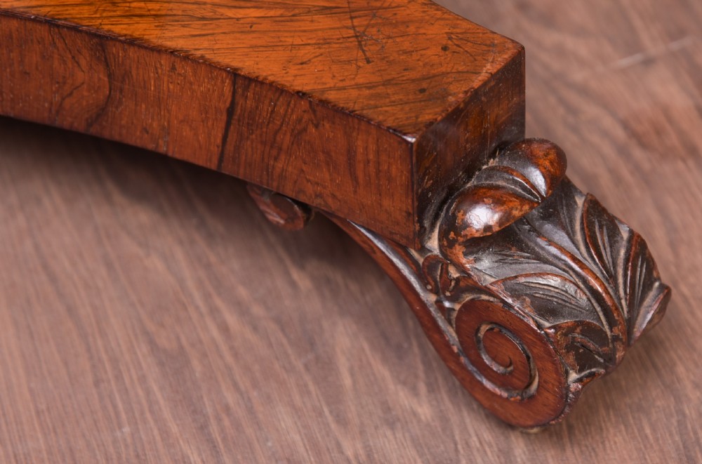 William 4th Rosewood fold over Card Table  View III