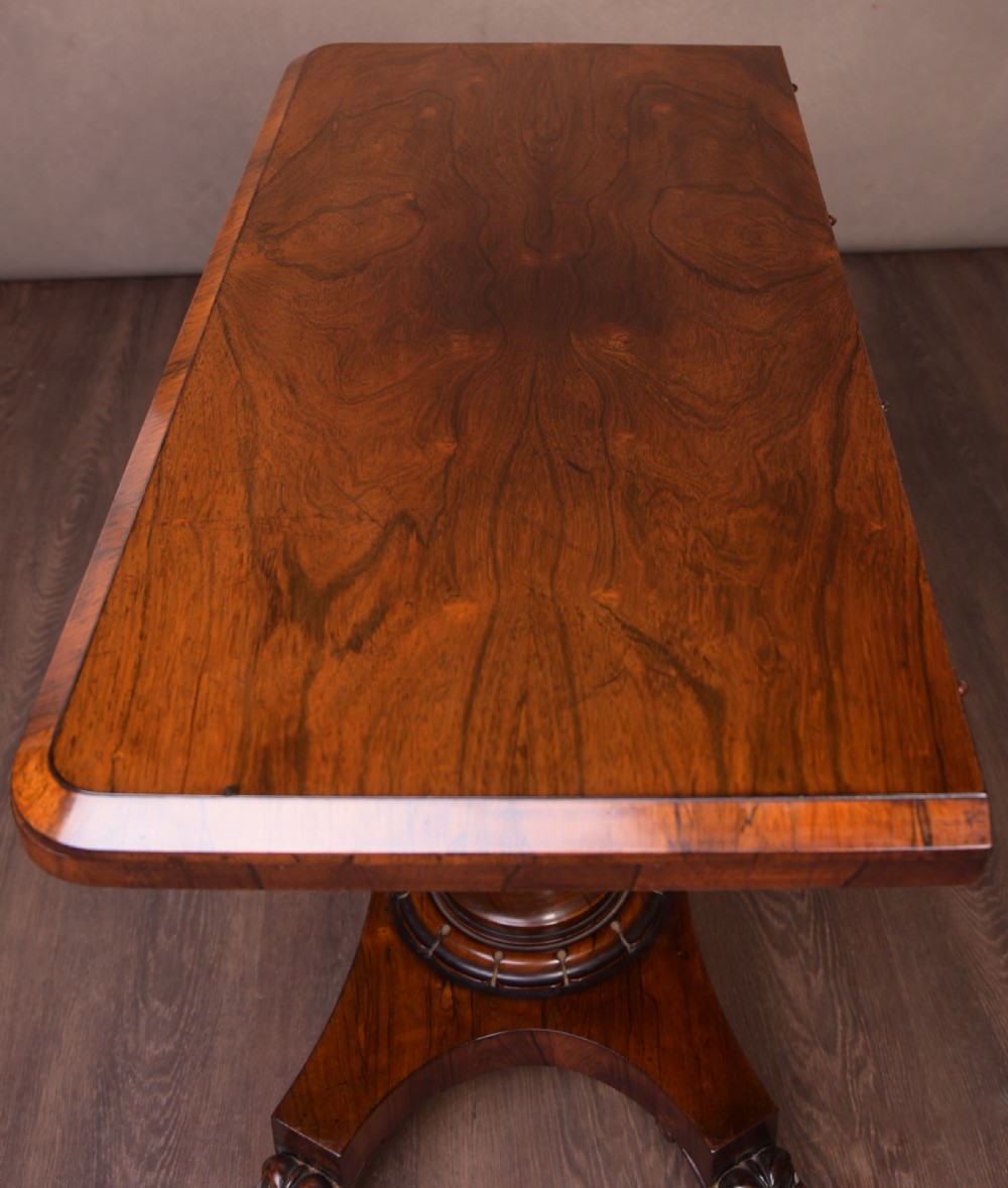 William 4th Rosewood fold over Card Table  View IX