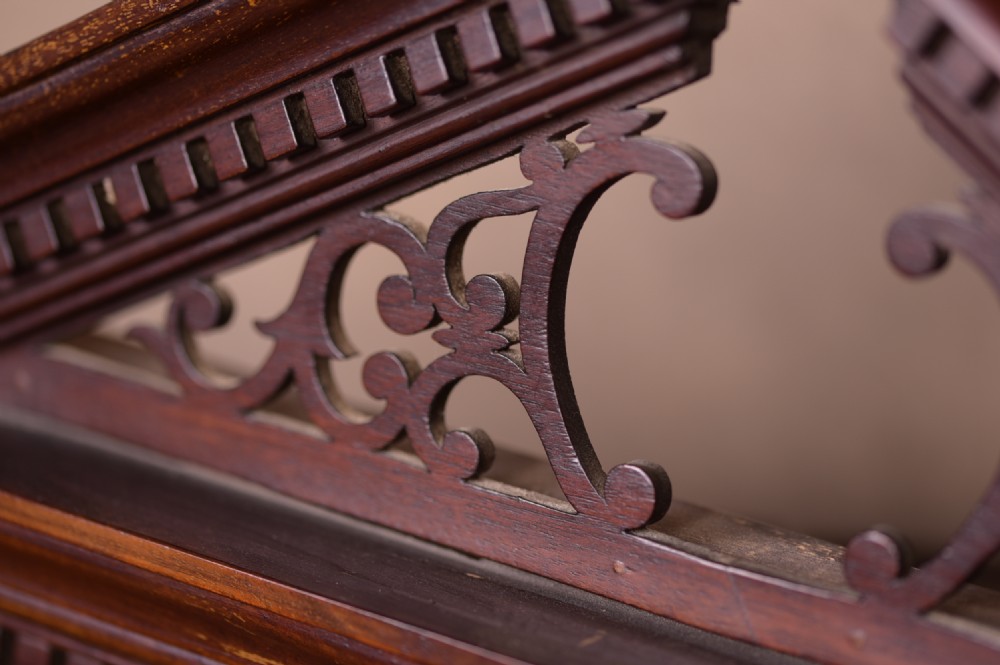 Edwardian inlaid Mahogany  hanging corner cabinet View VI