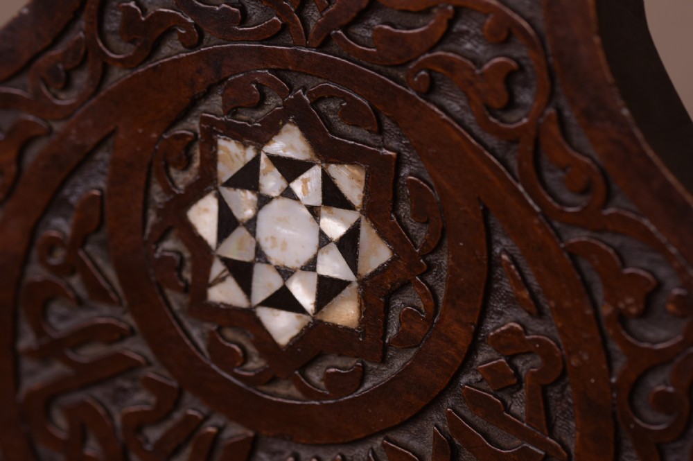 19th century Carved Islamic folding chair  View VII