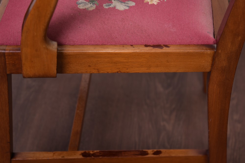 Set of 12 Edwardian Mahogany dining room chairs  View XII