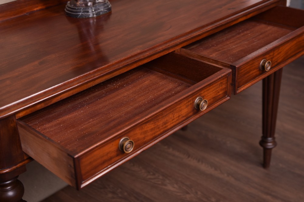 Smart Victorian Mahogany side table  View V