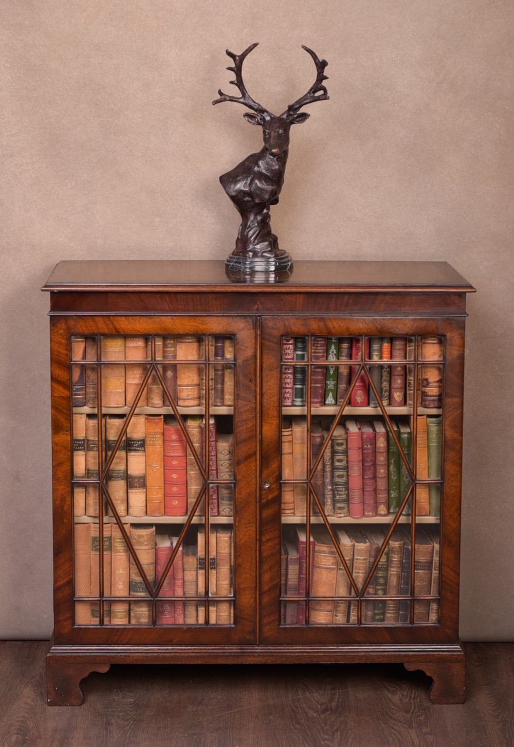 19th Century Mahogany Dwarf Bookcase 