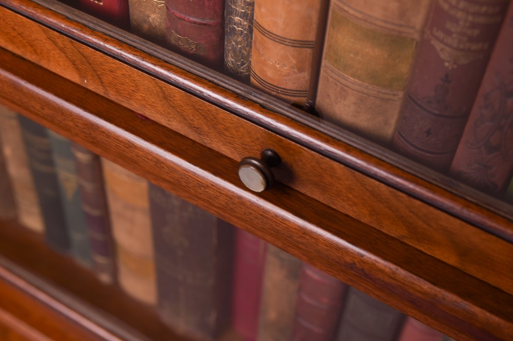 Excellent example 5 section Mahogany globe wernicke lawyers bookcase  View IX