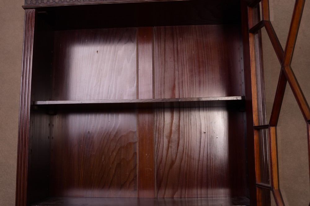 Quality Edwardian Chinese Chippendale Bookcase on Stand  View IV