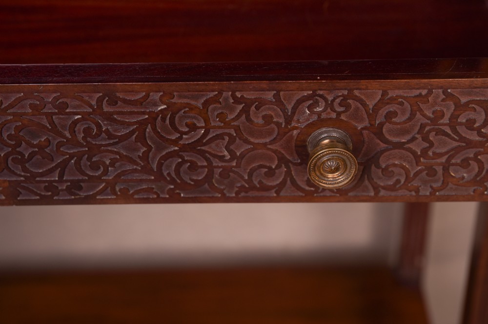 Quality Edwardian Chinese Chippendale Bookcase on Stand  View IX