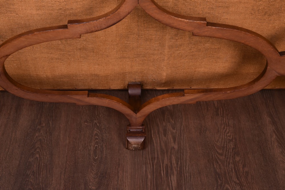 Stunning Quality carved walnut settee  View XVII