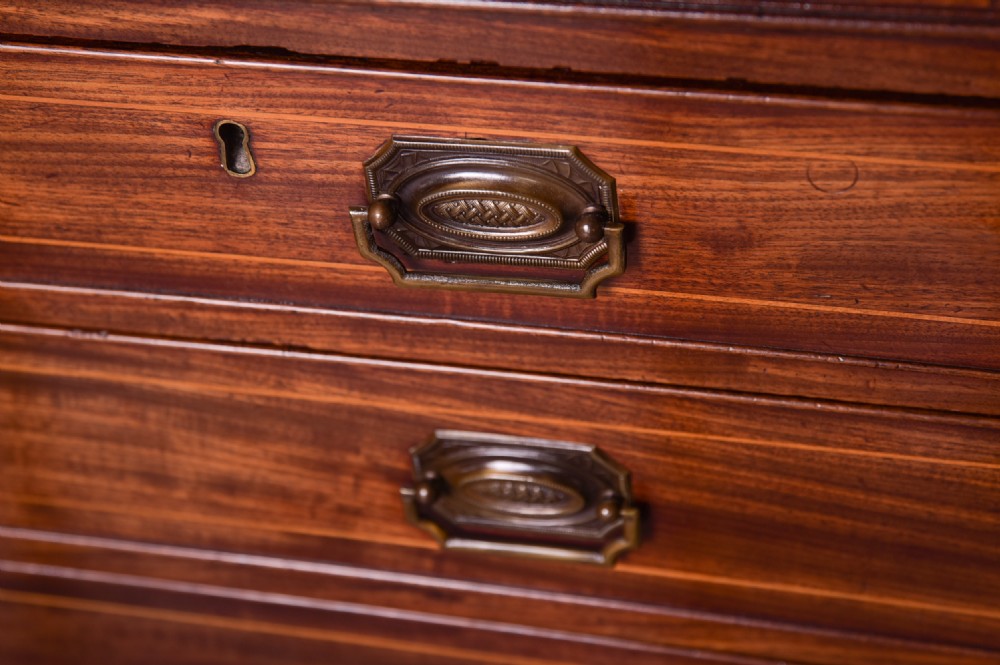 Georgian Mahogany  2 over 3 Chest of drawers  View VIII