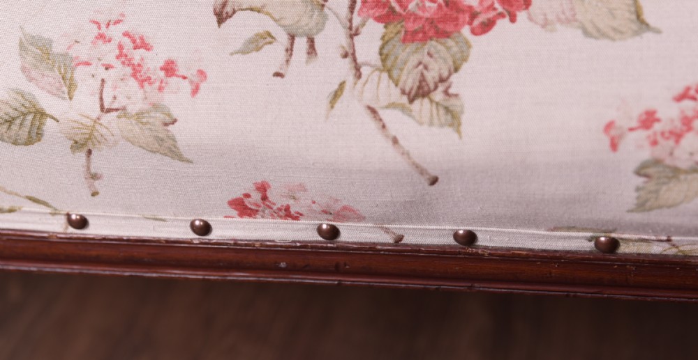 Edwardian Mahogany Hepplewhite revival Settee  View VI
