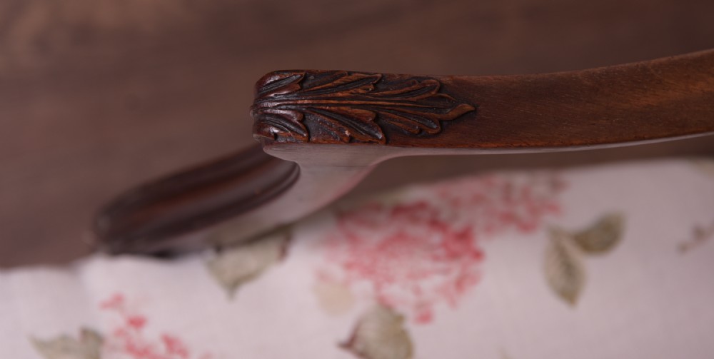 Edwardian Mahogany Hepplewhite revival Settee  View IX