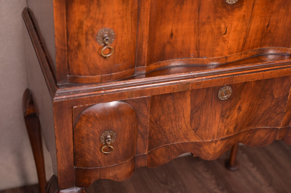 Stunning Walnut Chest on Stand  View III