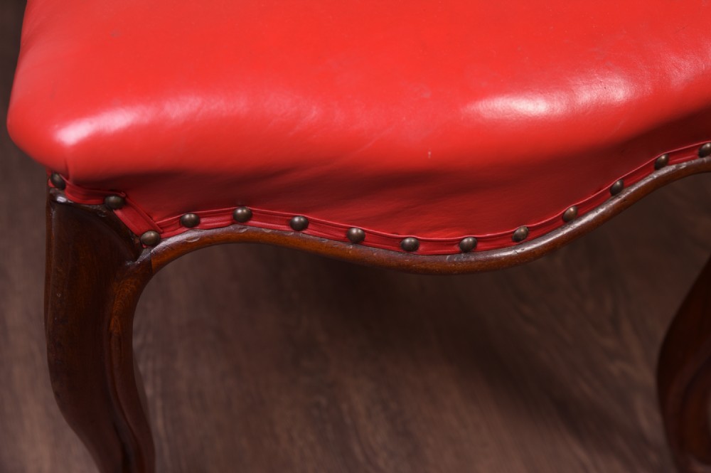 Quality Victorian set of six Mahogany hoop back dining chairs  View III