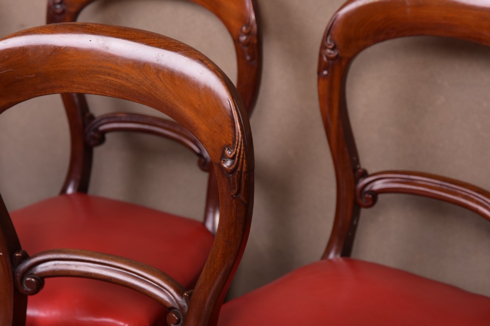 Quality Victorian set of six Mahogany hoop back dining chairs  View XVIII