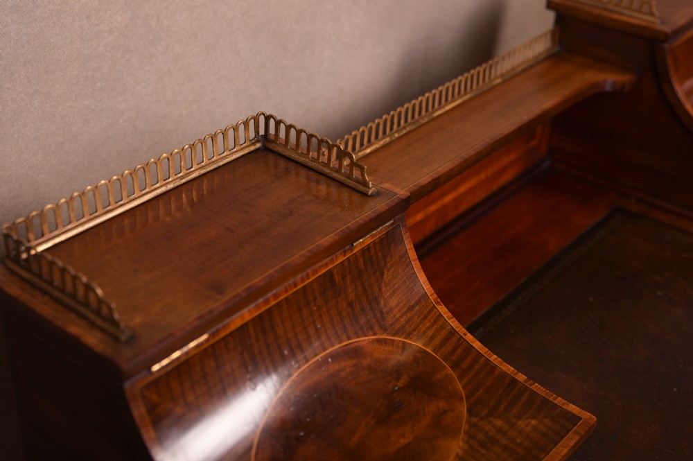 Edwardian inlaid Mahogany Ladies Carlton style ladies writing desk   View II