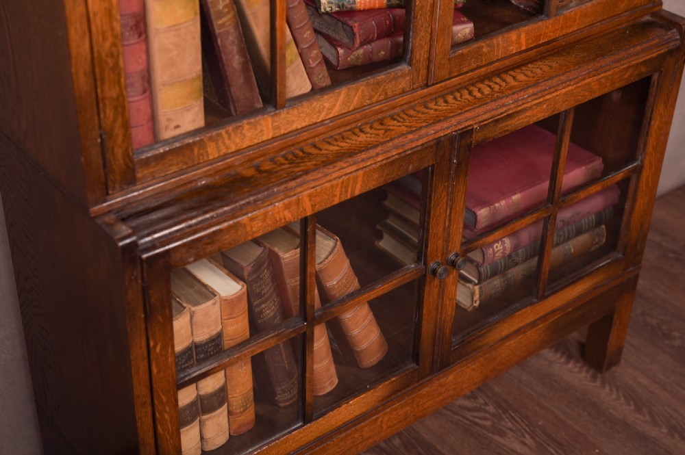 Oak Sectional Bookcase  View V