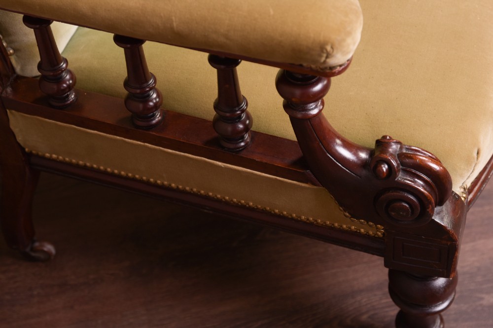 Fabulous Victorian Mahogany Arm chair  View V