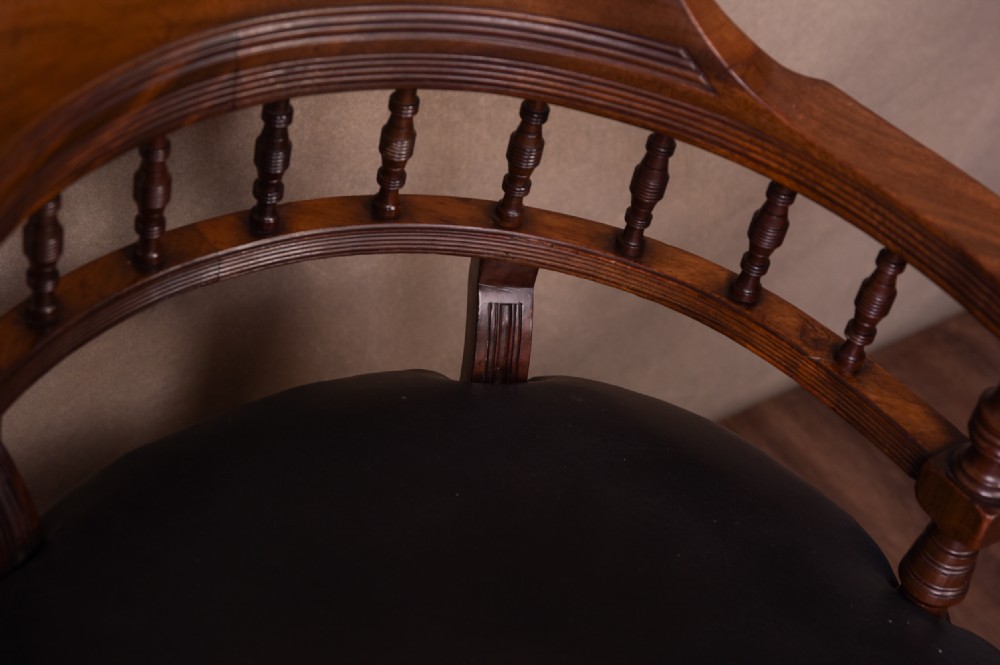 Superb Quality 19th Century Mahogany Desk Chair  View VI