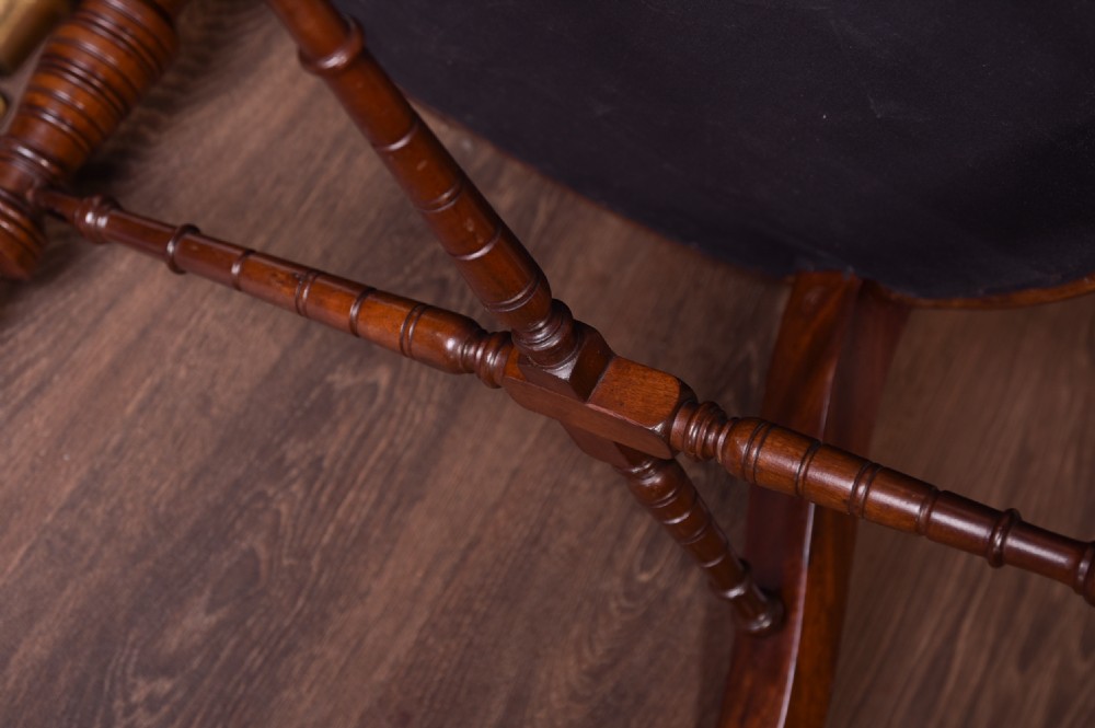 Superb Quality 19th Century Mahogany Desk Chair  View XI