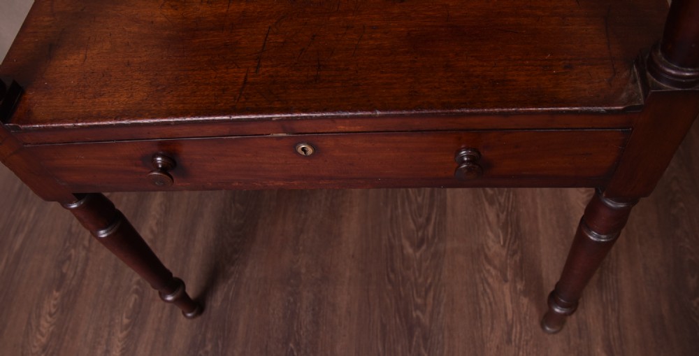Unusual 19th Century Mahogany clerks desk View IV