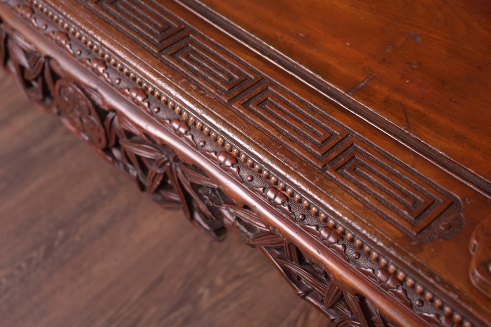 Superb Japanese carved Bench View VI