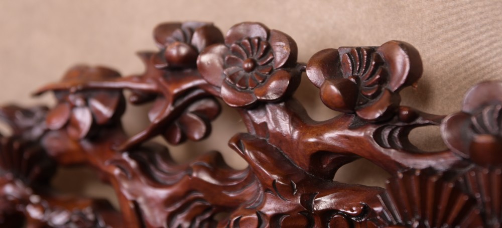 Superb Japanese carved Bench View XV