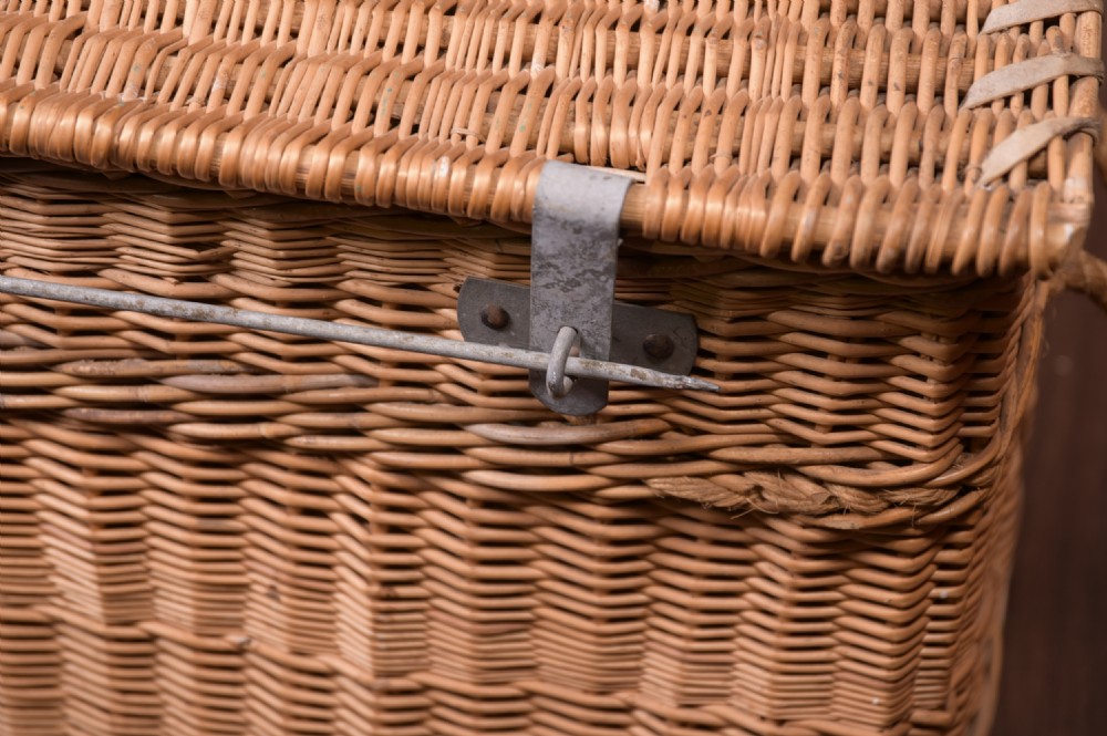 19th Century country house laundry basket  View II