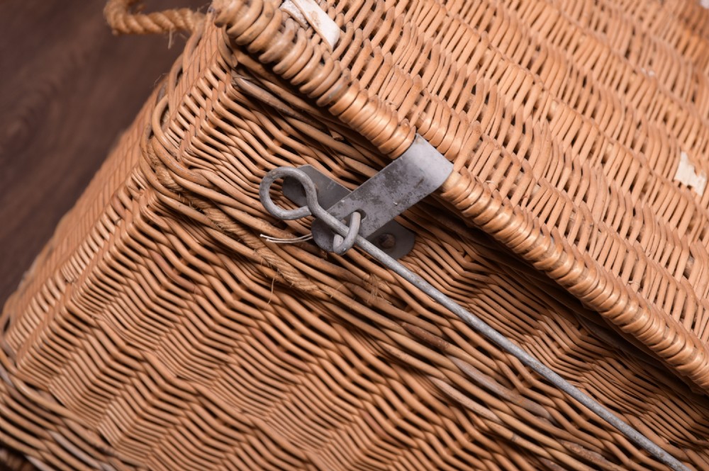 19th Century country house laundry basket  View V