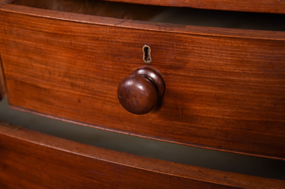 19th Century Bow front 2 over 3 chest of drawers  View VIII