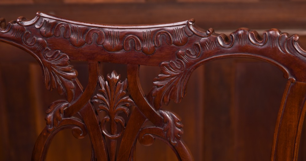 Chippendale Style Mahogany arm chair  View VIII